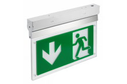 Apparecchio di illuminazione di emergenza CORSO-1 LED, 3W, 300lm, AC220-240V, 50-60Hz, IP20, 1h, 6400K, doppio compito, pulsante TEST 1208962713