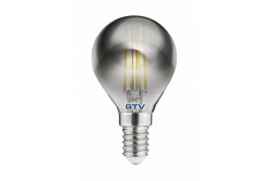 FONTE DI LUCE LED, FILAMENTO GRIGIO, A-G, G45, 2700K, E14, 4,0W, AC220-240V, 360°, 300lm, 44mA 1208962782