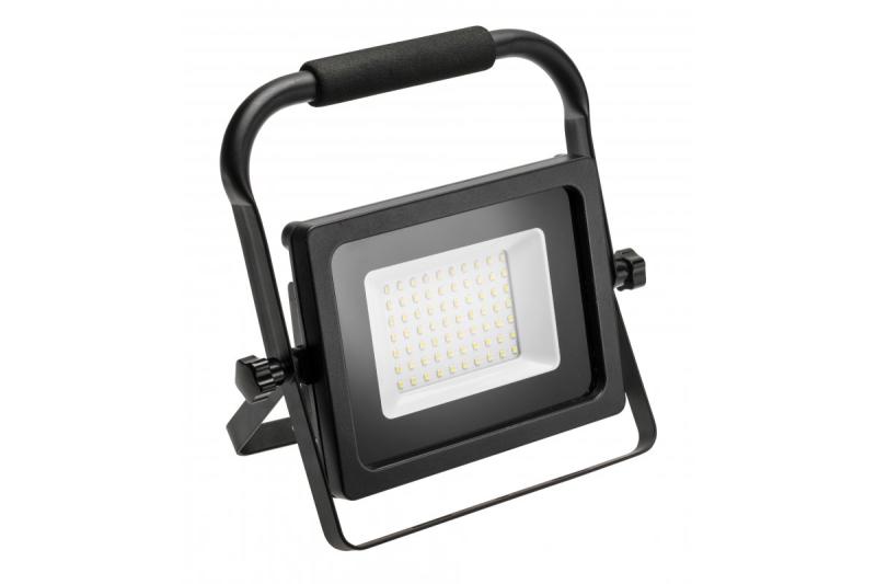 Faretto a LED iNEXT (portabile) 30W 2400lm, PF>0,9, RA>80, IP65, 120°, 6400K, corpo nero 1208962861