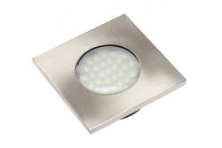 Decor Marbella Set di illuminazione per cucina con 3 faretti da incasso quadrati, luce bianca calda 1208962909