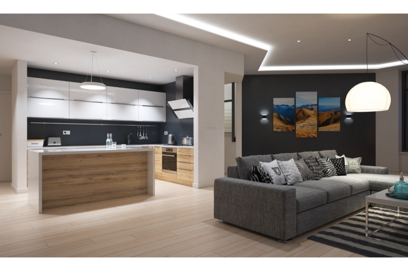 Decor Apparecchio LED LEON 35W 3200lm AC220-240V 50/60Hz 120° IP40 4000K sospeso/soffitto bianco. 1208962911