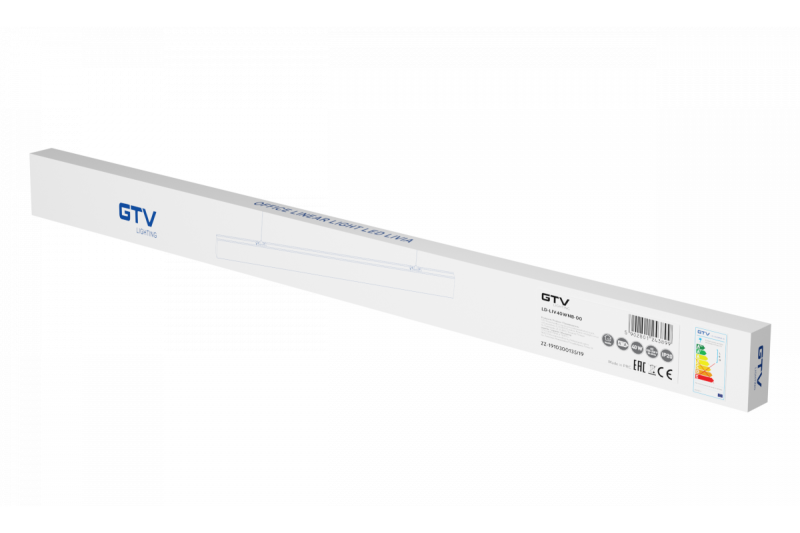 Decor Luminaire sospeso a LED LIVIA 40W 3600lm AC220-240V 50-60Hz 100° RA>80 IP20 AL/PC 4000K 120cm nero 1208962913