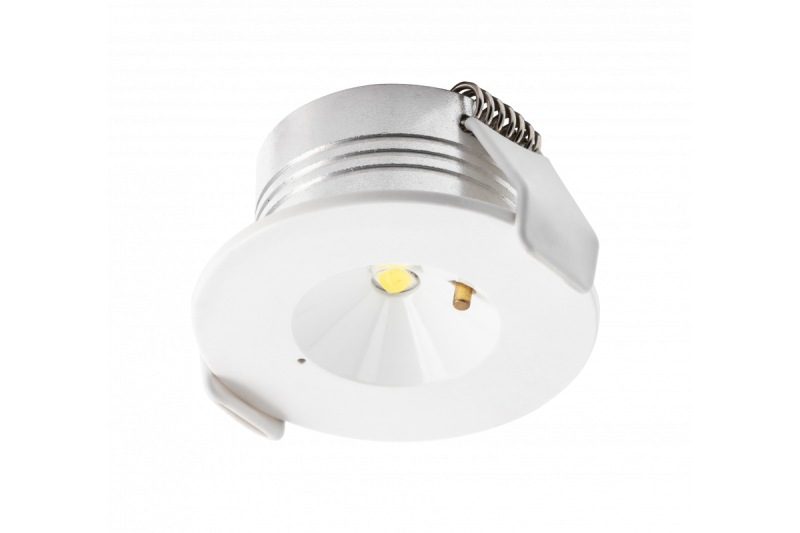 OMAHA-3 lampada di emergenza LED, 3W, 300lm, AC220-240V, 50-60Hz, IP20, 3h, 6400K, monouso, PULSANTE DI PROVA 1208963024