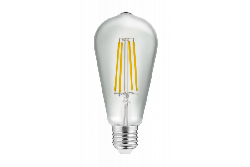 Luce LED, FILAMENTO, ST64, 3000K, E27, 6W, 600Im, AC220-240V/ 50-60Hz, RA>80, 360° 1208963175
