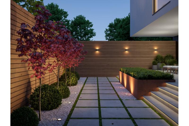 Decor Luminaire per facciata bidirezionale TIAGO KW GU10 MAX.2x35W IP54 AC220-240V 50/60Hz nero. 1208963202