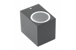 Decor Facciata preliminare unidirezionale TIAGO KW GU10 MAX.35W IP54 AC220-240V 50/60Hz nera. 1208963206