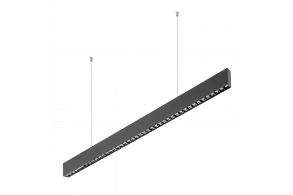 Decor Luminare sospesa a LED VILANA 42W (30W+12W) 4000K RA>80 220-240VAC 48/120° UGR<19 120cm nera. 1208963237