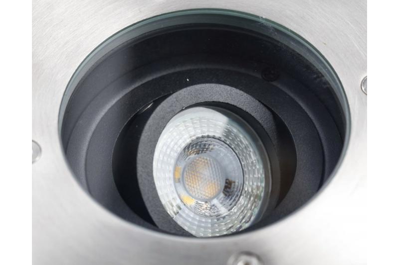 Decor Lampada da incasso BETA-K con regolazione dell'angolo max. 50 W GU10 IP67 AC220-240V 50/60Hz in acciaio inossidabile. 1208963697