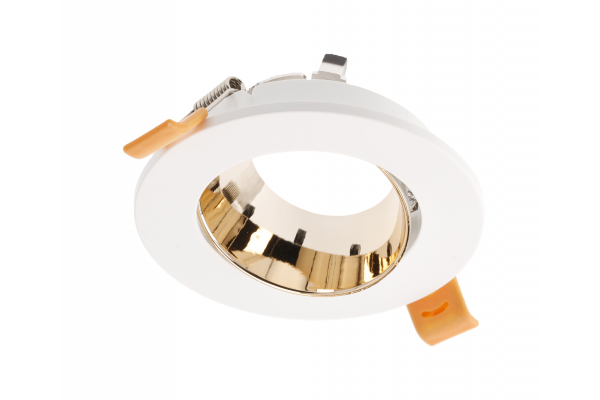 Decor Faretti a soffitto ARIES IP20 φ 90*30mm rotondo bianco/oro 1208963710