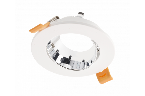 Decor Faretti a soffitto ARIES IP20 φ 90*30mm rotondo bianco/cromo 1208963712