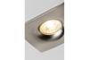 Ceiling spot light fixture AURORA, IP20, square, inox/satin