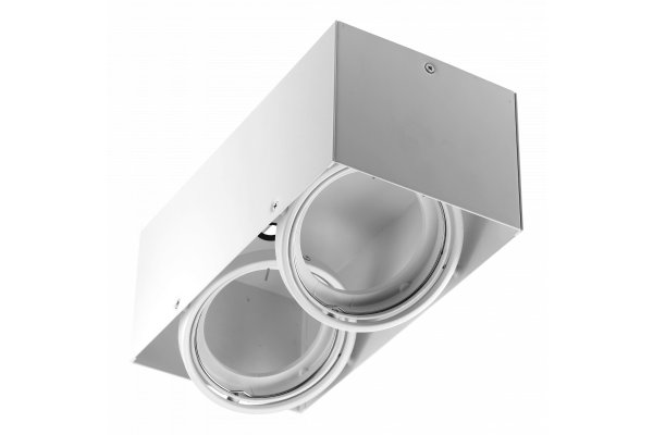 Decor Lampada a soffitto PIREO N montata a superficie doppia IP20 bianco/bianco 1208963772