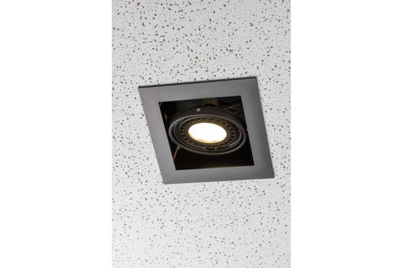 Decor Lampada a soffitto PIREO incassata SINGOLA nera/nera 1208963774