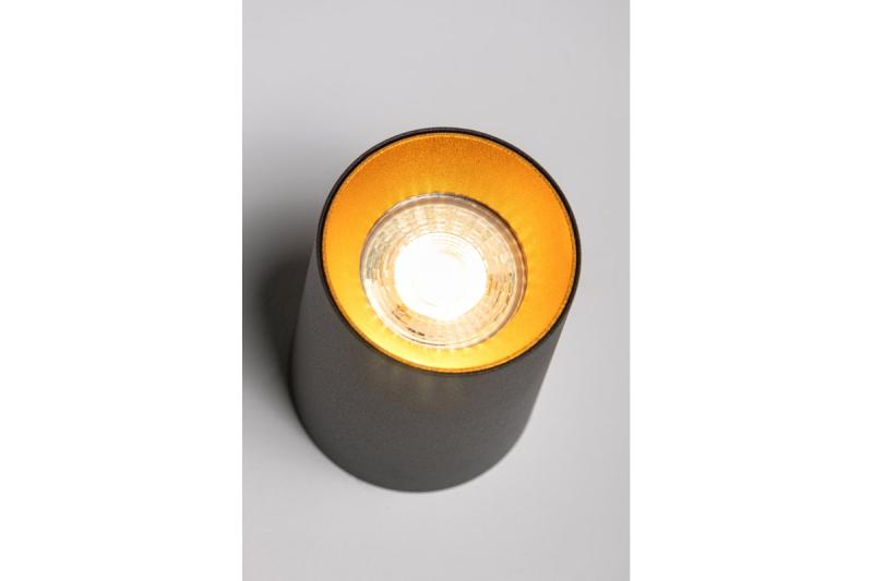 Decor Lampada da soffitto AERO in alluminio 70x100mm IP20 max. 20W nera rotonda 1208963807