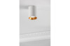 Ceiling luminaire AERO II, aluminium, 70x100mm, IP20, max. 20W, round, white