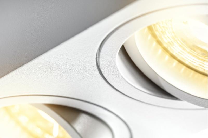 Decor Apparecchio a soffitto AVEIRO DUO in alluminio 160x80x85mm IP20 max 20W*2 quadrato bianco. 1208963825