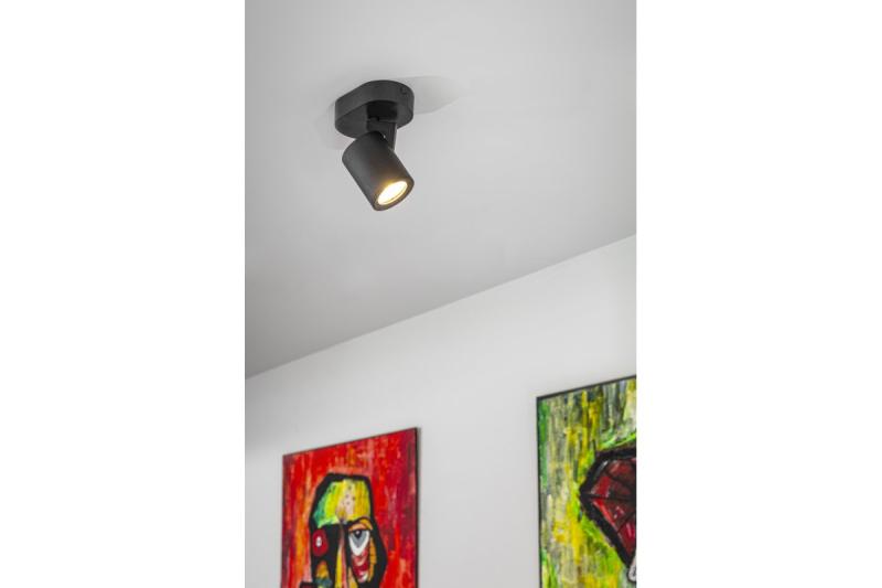 Decor Lampada a soffitto BLINK AC220-240V 50/60 Hz GU10 max. 20W IP20 singola nera 1208963840
