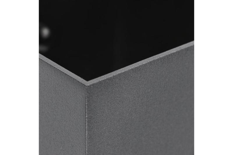 Decor Apparecchio da parete CAMPIONE in alluminio G9 IP20 max. 40W IP20 quadrato nero. 1208963849