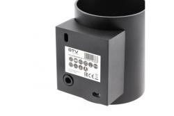 Decor Apparecchio da parete CAMPIONE in alluminio G9 IP20 max. 40W IP20 nero rotondo 1208963851