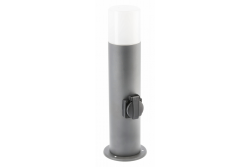 Decor Lampada da giardino CORTA-P 40 E27 MAX.25W IP44 AC220-240V 50-60Hz presa max. 3000W bollard grafite. 1208963861