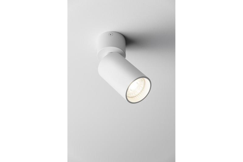 Decor Lampada a soffitto FARGO MINI in alluminio 56x150mm IP20 max 20W bianca rotonda 1208963879