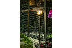 Decor Lampada da giardino GRANDE-P E27 MAX.60W IP54 AC220-240V 50-60Hz palo nero 1208963883