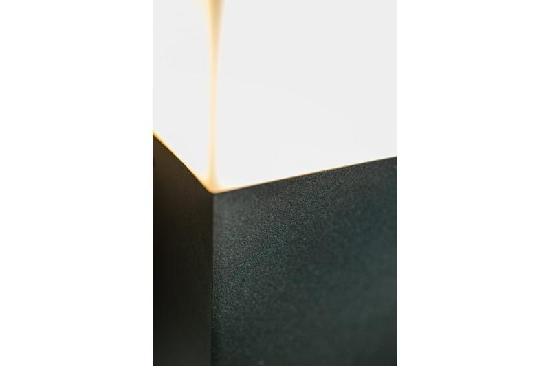 Decor Apparecchio da giardino LARGO-AU E27 MAX.15W IP44 AC220-240V 50-60Hz lampada da parete dritta in grafite. 1208963916