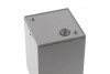 Ceiling luminaire LENTO, alum, 100x130, IP54, max 35W, square, graphite