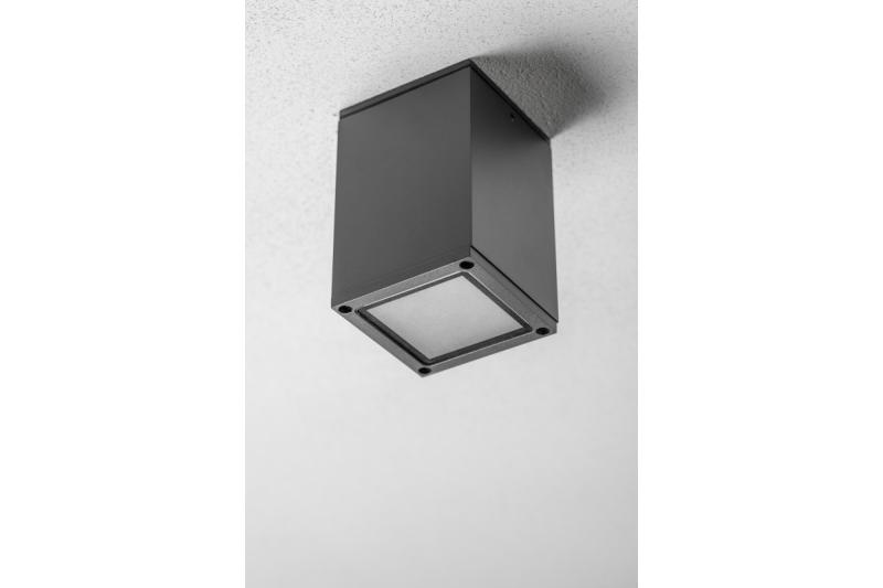 Decor Luminaire a soffitto LENTO alum 100x130 IP54 max 35W quadrato grafite 1208963923