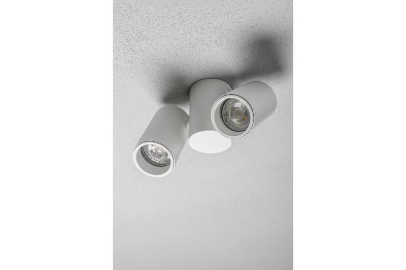 Decor Lampada a soffitto LUPO in alluminio 17.5x5.6x11.5 IP20 2*GU10 max. 50W bianca rotonda 1208963925