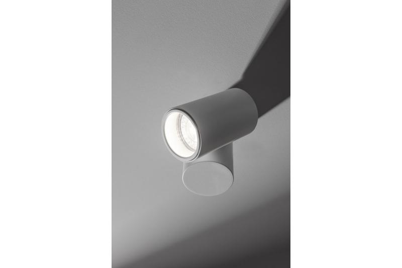 Decor Lampada da soffitto LUPO in alluminio 11.6x5.6x11.5 IP20 1*GU10 max. 50W bianca rotonda 1208963927