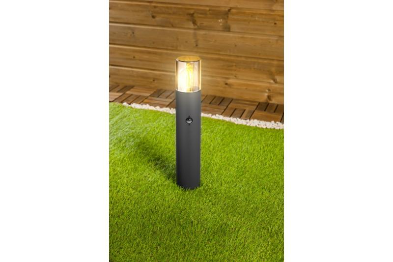 Decor Luminaire da giardino MEDIO-P 50 PIR E27 MAX.15W IP54 AC220-240V 50-60Hz post grafite 1208963940