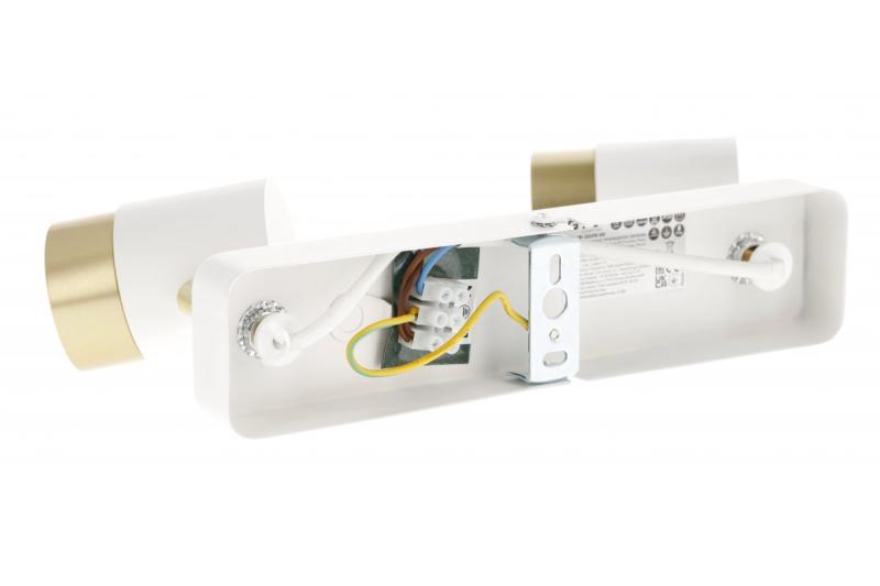 Decor Lampada a soffitto ORIO in alluminio 24.0x5.5x14.0 IP20 2*GU10 max. 50W bianca rotonda 1208963964