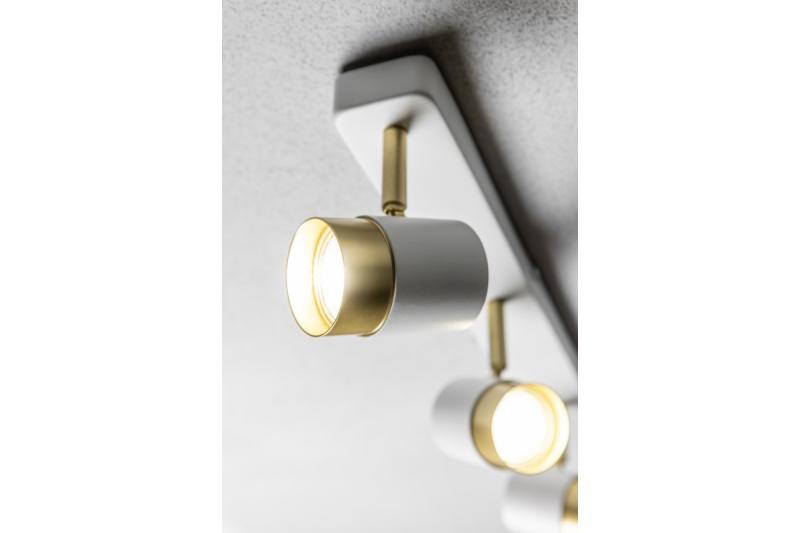 Decor Lampada a soffitto ORIO in alluminio 43.0x5.5x14.0 IP20 3*GU10 max. 50W bianca rotonda 1208963966