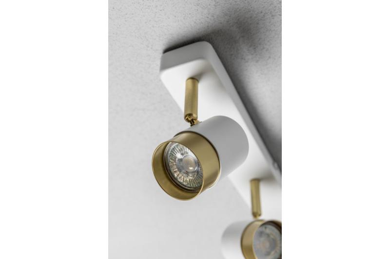 Decor Lampada a soffitto ORIO in alluminio 43.0x5.5x14.0 IP20 3*GU10 max. 50W bianca rotonda 1208963966