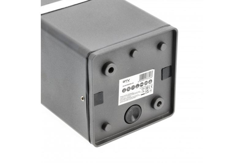 Decor Lampada a soffitto RIVEN alum 102x120 IP54 max 35W quadrata grafite 1208963983