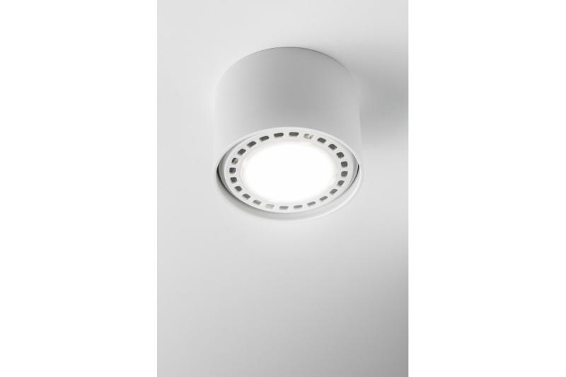 Decor Apparecchio a soffitto SAKURA alum. 120x85 IP20 ES111 GU10 bianco rotondo 1208963990
