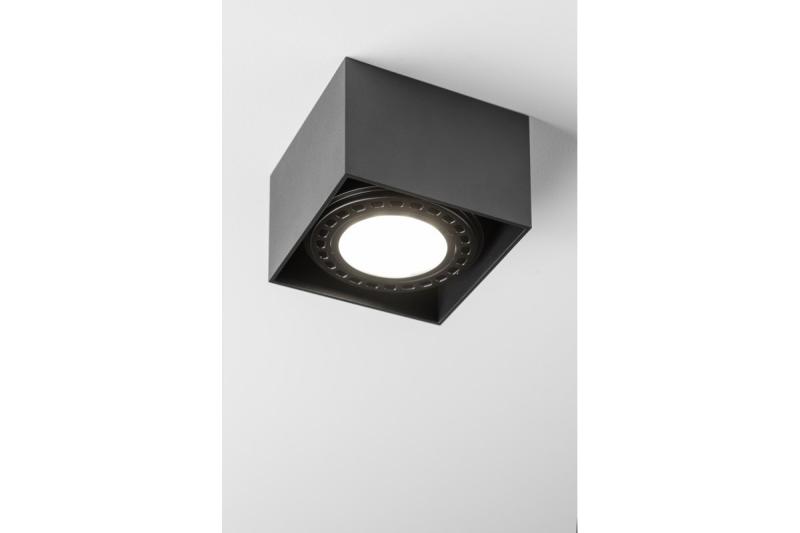 Decor Apparecchio a soffitto SAKURA alum. 120x120x85 IP20 ES111 GU10 quadrato nero 1208963991