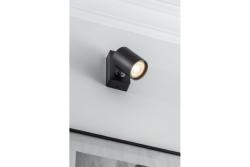 Decor Apparecchio da parete SANTO in alluminio IP20 max. 20W singolo tondo nero. 1208963993