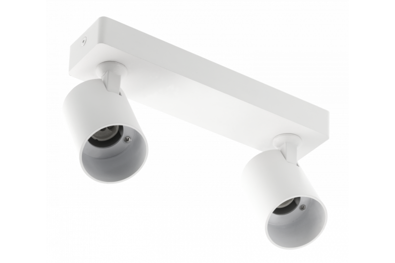 Decor Plafoniera SANTO in alluminio IP20 max. 20W*2 doppia rotonda bianca 1208963998