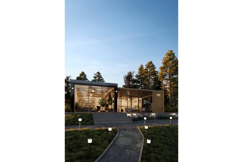 Decor Lampada da giardino TORO-P 50 E27 MAX.15W IP54 AC220-240V 50-60Hz nero per palo 1208964024