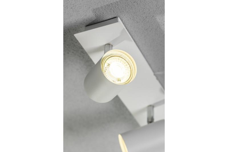 Decor Lampada a soffitto VENETO IP20 max. 20W 2 x GU10 bianco rotondo 1208964037