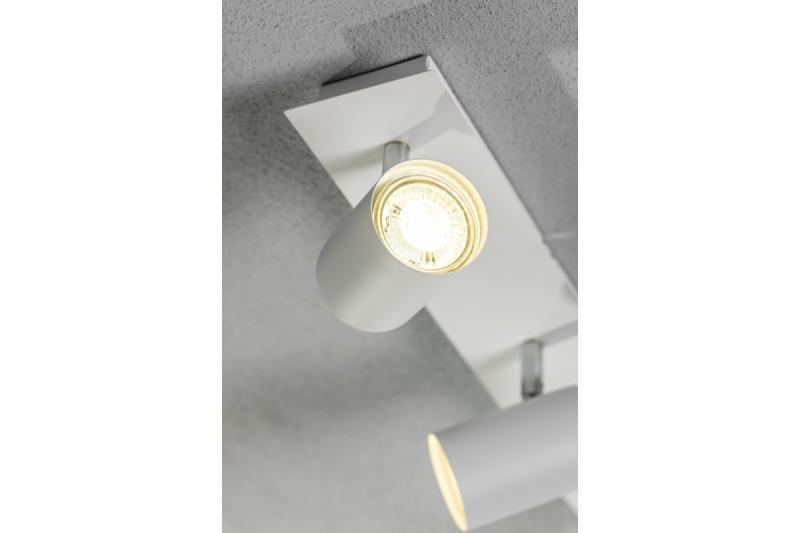 Decor Lampada a soffitto VENETO IP20 max. 20W 3 x GU10 bianco rotondo 1208964039