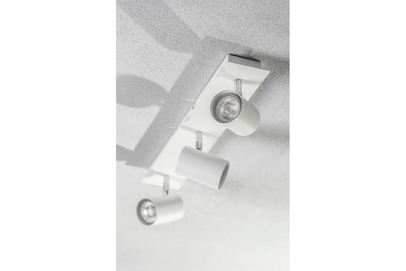 Decor Lampada a soffitto VENETO IP20 max. 20W 3 x GU10 bianco rotondo 1208964039