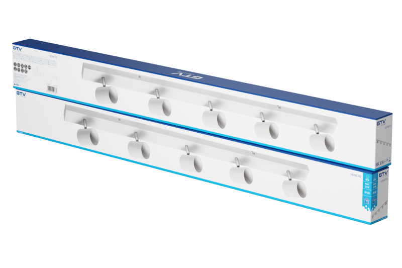 Decor Lampada a soffitto VENETO IP20 max. 20W 5 x GU10 bianco rotondo 1208964043