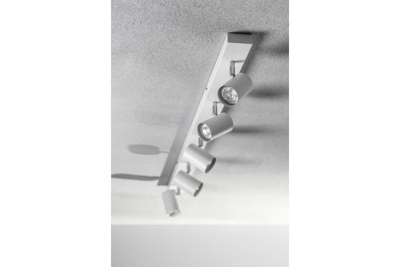 Decor Lampada a soffitto VENETO IP20 max. 20W 5 x GU10 bianco rotondo 1208964043