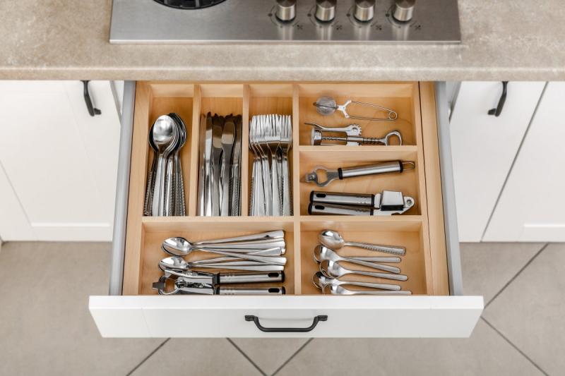 Decor Cutle Portaposate Cucina Regolabile Inserto per Armadi da 600-1000mm 1208966291