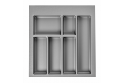 Decor Cutle Vassoi Portaposate per Cassetto da Cucina 500 Antracite 1208966376