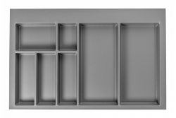 Decor Cutle Vassoi Portaposate Insetto per Cassetto da Cucina 800 Antracite 1208966380