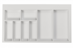 Inzetto per Posate Decor Cutle per Cassetto da Cucina 900 Bianco 1208966381